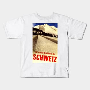 Vintage Travel - Schweiz Kids T-Shirt